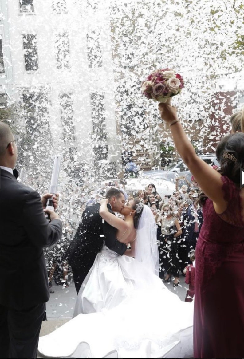Wedding Confetti Cannon Biodegradable Confetti Poppers Etsy