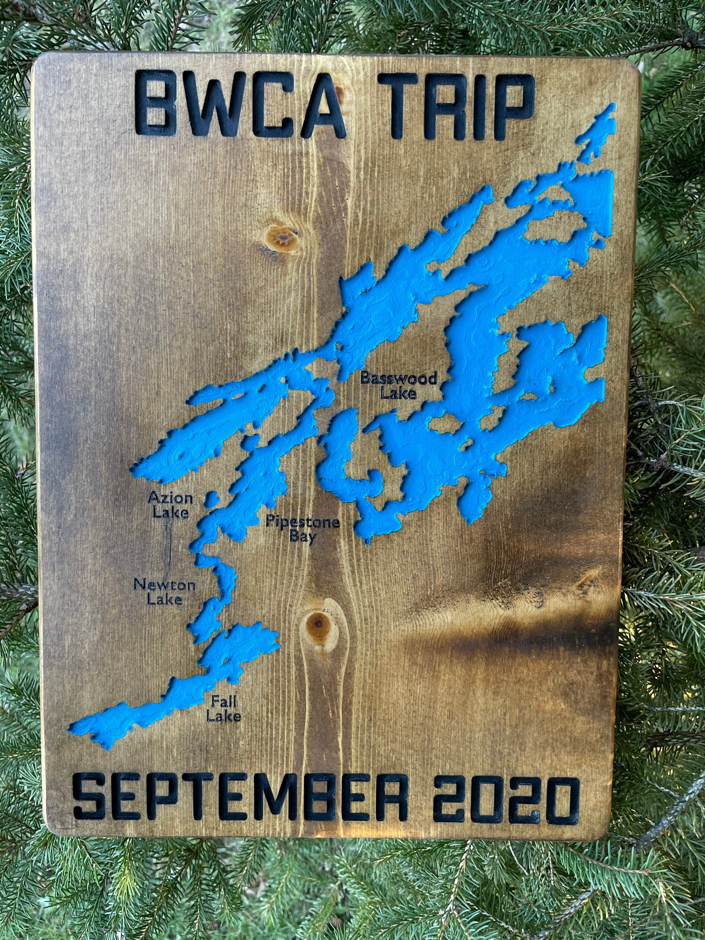Standard Custom BWCA Trip Sign Etsy