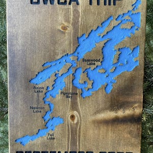Señal de viaje BWCA personalizada estándar