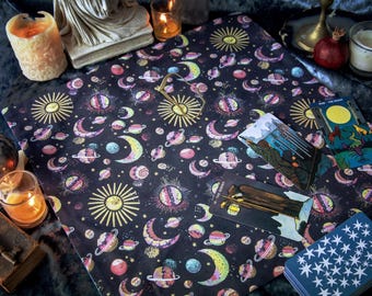 Otroligt bra tarotduk, handgjord tarotläsningsduk