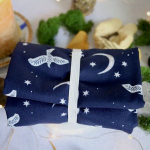 Moon Birds Tarot Wrap Tarot Spread Cloth Tarot Reading Cloth Handmade