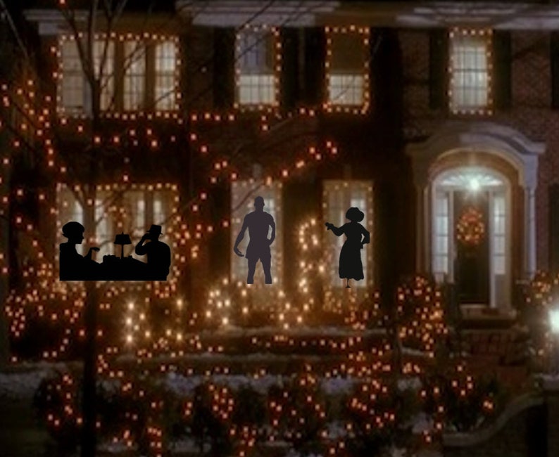 Home Alone Party Christmas Window Decal Etsy