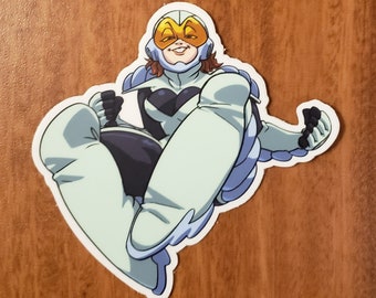 Bouncy Belle 3" sticker