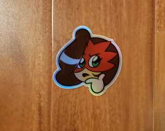 Salvadora 3" holographic sticker