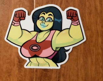 Gamma Cutie 3" sticker