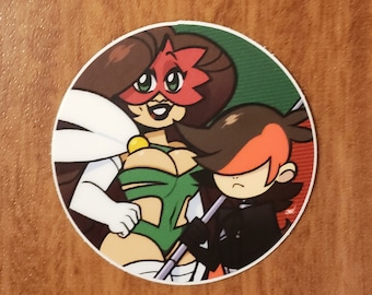 Salvadora and Finch 2" sticker