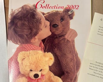 Steiff Club 2002 Welcome Kit Miniature Mohair 5-way Jointed Bear NIB Certificate