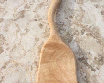 Handmade maple spatula