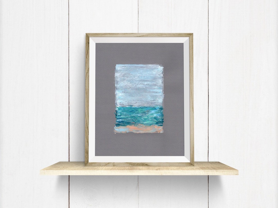 Coastal Art Print Perfect Beach Day Beach House Decor Modern Beach