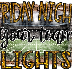 friday night lights png/htv/sublimation png/school spirit/football png/football shirt