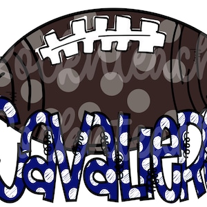 Cavaliers football png, football sublimation png, cavaliers png