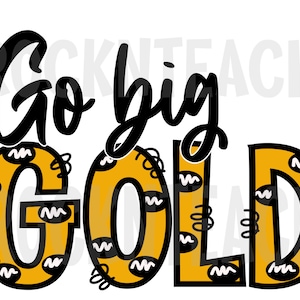 Go big gold png, football png, sports png, football download