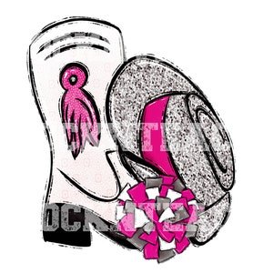 Drill team png, dance png, drill team digital sublimation, breast cancer png, football breast cancer, drill team cancer, dance team