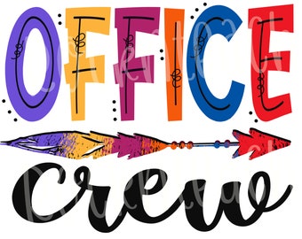 Büro-Crew digitale Png-Datei/Schule Png/Schule Geist/professionelle/Sublimation Png/digital druckbare