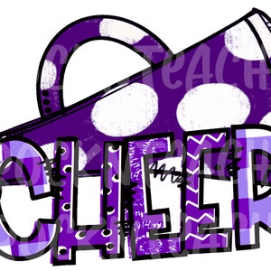 cheerleader school cheer png digital file/ cheerleader sublimation download
