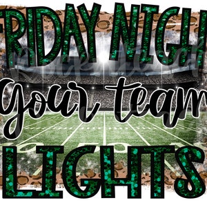 friday night lights png/htv/sublimation png/school spirit/football png/football shirt
