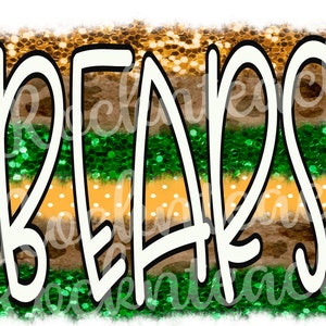 Bears mascot png/htv/sublimation png/school spirit/football png/football shirt