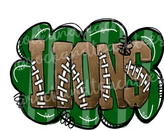 Lion football png, lion png, lion digital png, lion sublimation png