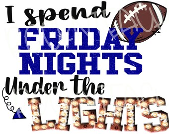 Vrijdagnacht verlichting PNG/HTV/sublimatie PNG/school geest/voetbal PNG/voetbalshirt