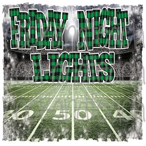 friday night lights png/htv/sublimation png/school spirit/football png/football shirt/buffal plaid