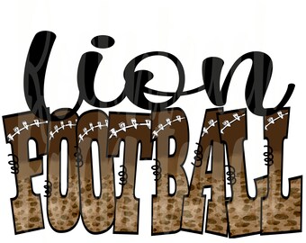 Lion football png, lion png, lion digital png, lion sublimation png