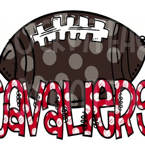 Cavaliers football png, football sublimation png, cavaliers png