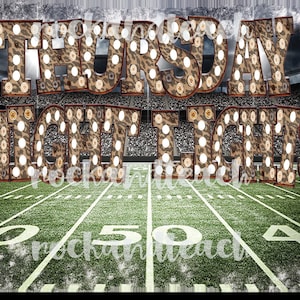 Thursday night lights png/htv/sublimation png/school spirit/football png/football shirt