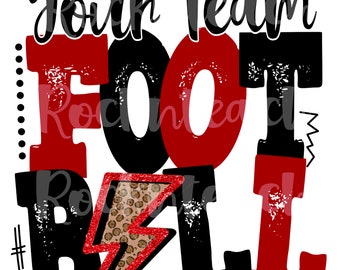 Samodzielnie dostosowywalny futbol Png, futbol Png, sublimacja piłki nożnej Png, piłka nożna piorun Png, dodaj własną drużynę