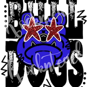 Bulldog football png, football png, bulldog sublimation png