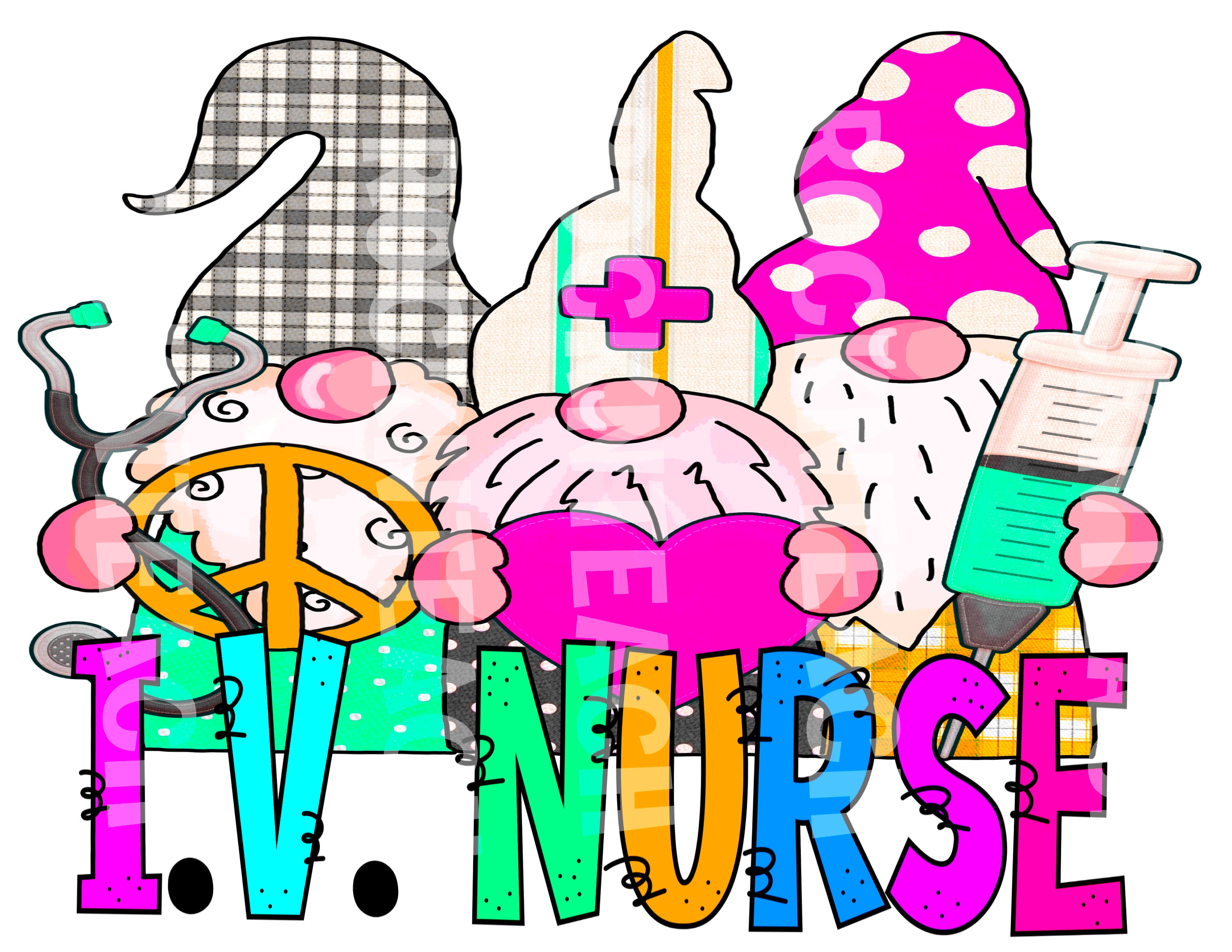 Nurse Png Peace Love Nurse Png Nurse Sublimation Nursing Etsy