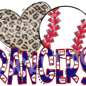 Rangers baseball png, rangers png, rangers sublimation