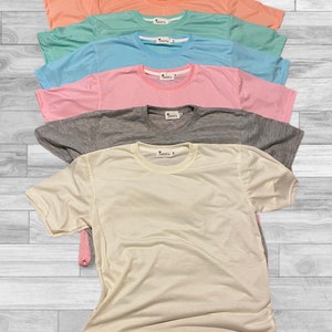 100% Cotton toddler Sublimation Shirt | Kids Colored Sublimation Shirt |  Kids Blank Sublimation Shirts | Kids Sublimation Blanks | DTF Shirt