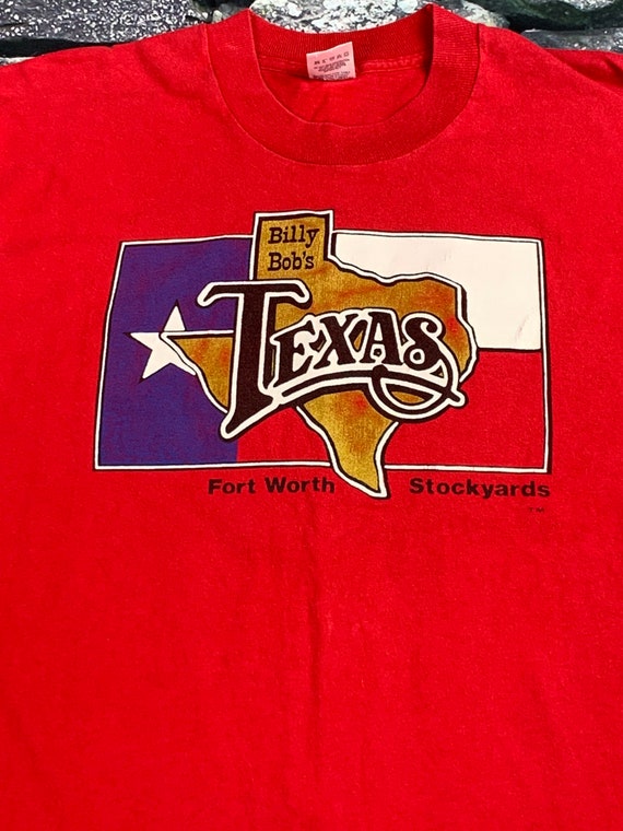 90s Single Stitch  Billy Bob's Tshirt Texas T-Shi… - image 2