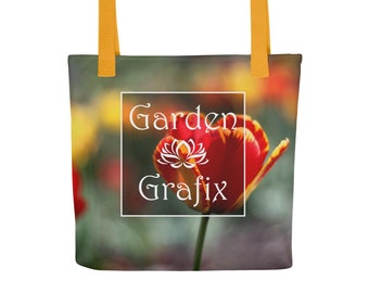 Tote Bag in Totally Tulip Print | Fashionable Tote Bag | Floral Tote bag | Tote Bag for Women