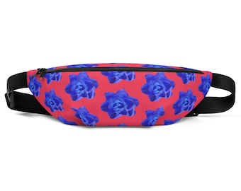Fanny Pack in Electric Rose Print | Fanny Pack Women | Fanny Pack Men | Fanny Packs Crossbody | Fanny Packs Travel | Fanny Bag