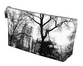 Makeup Bag in Cathedral Trees Print | Toiletries Bag | Travel Kit | Travel Case | Cosmetic Bag | Cathedral Trees Makeup Bag