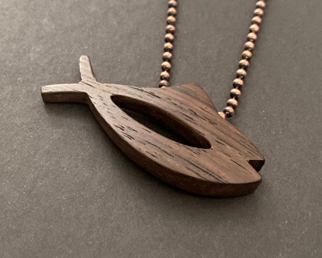 Rhodo Fish Pendant