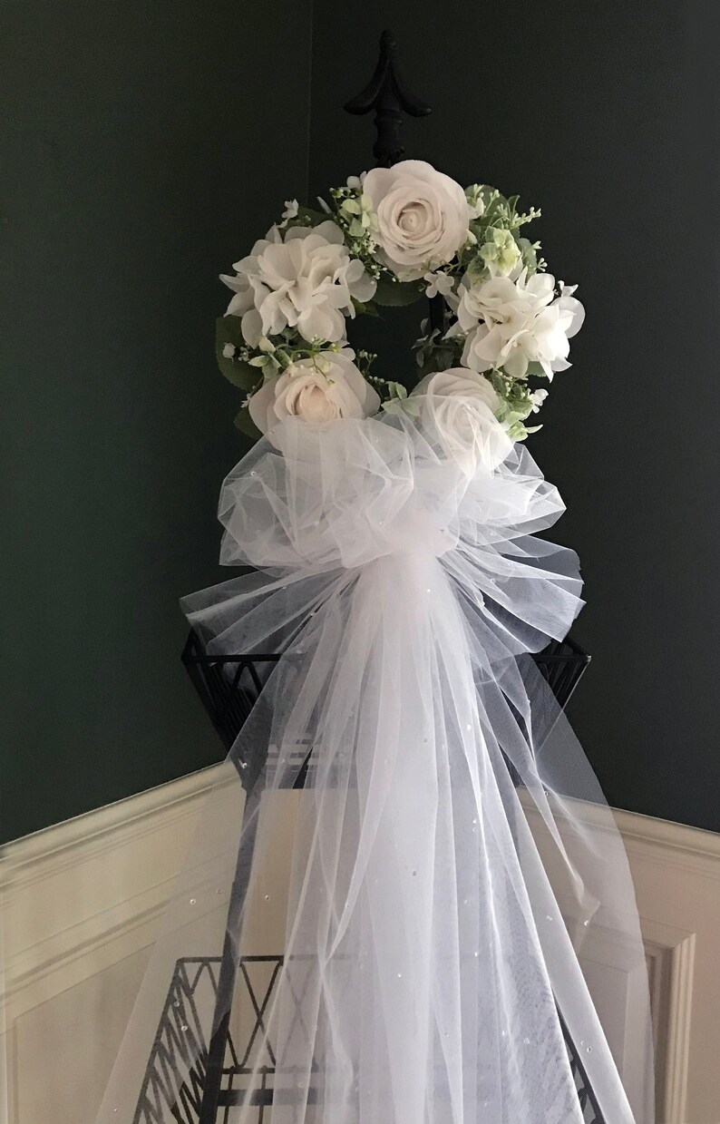 Bridal Shower Wreath Bridal Shower Door Wreath Wedding Deco Etsy