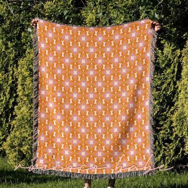 Woven Tapestry Blanket Etsy