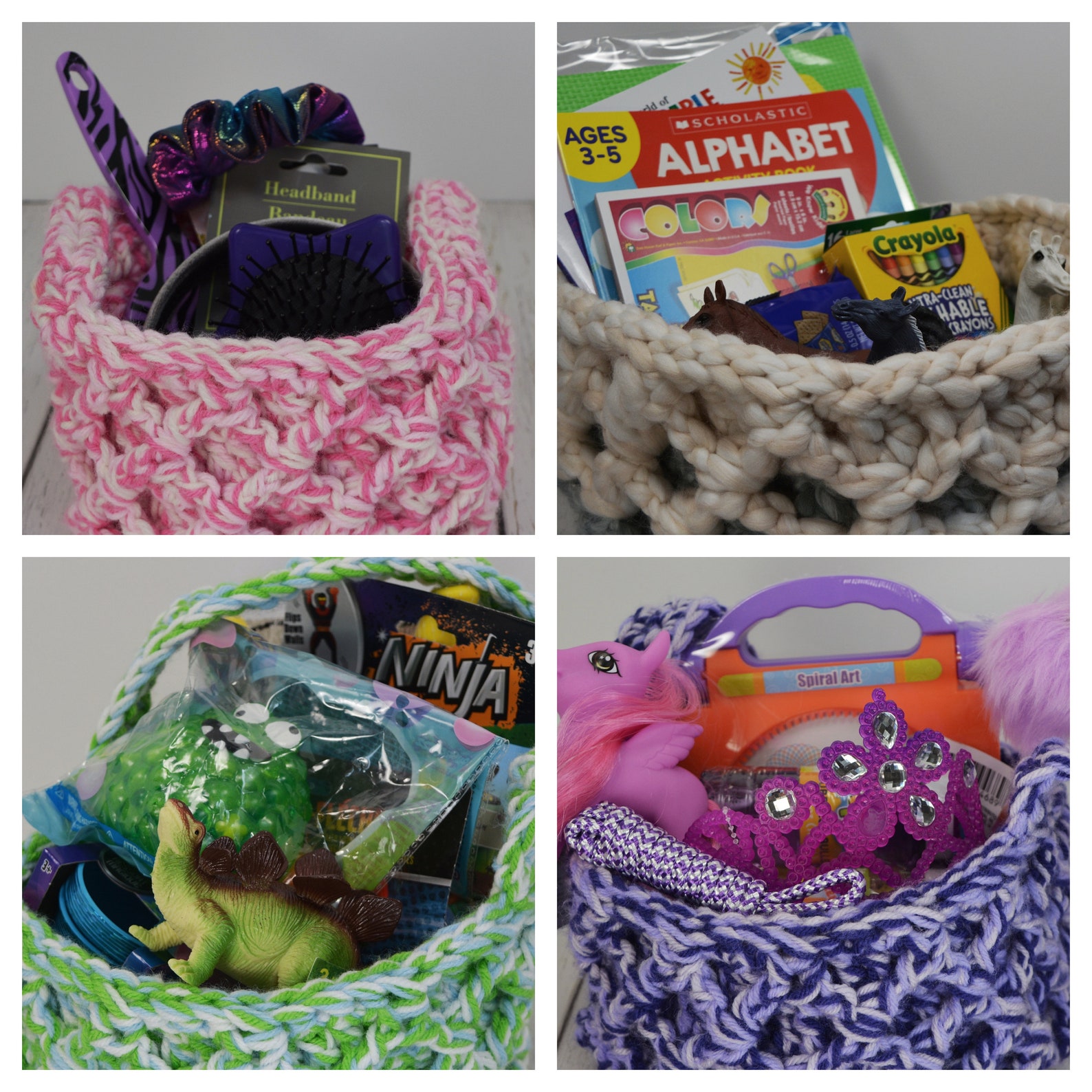 Classic Pastel Round Basketgift Basket Functional Decor Etsy