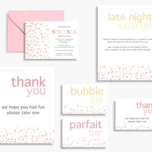 Sprinkle Baby Shower Printable Package - Etsy