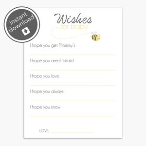 What Will it Bee Baby Wishes Game