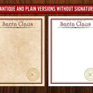 Printable Letter From Santa, Official North Pole Stationery, Christmas ...
