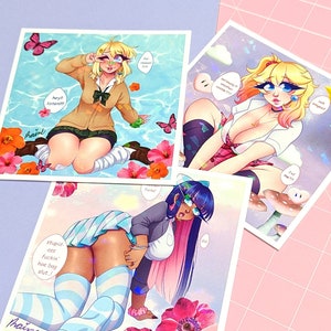 Gyaru-fication holo prints
