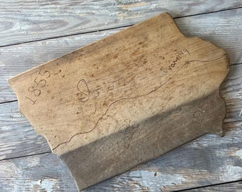 Hand Engraved Iowa Cutting Board: Farmhouse Kitchen Decor