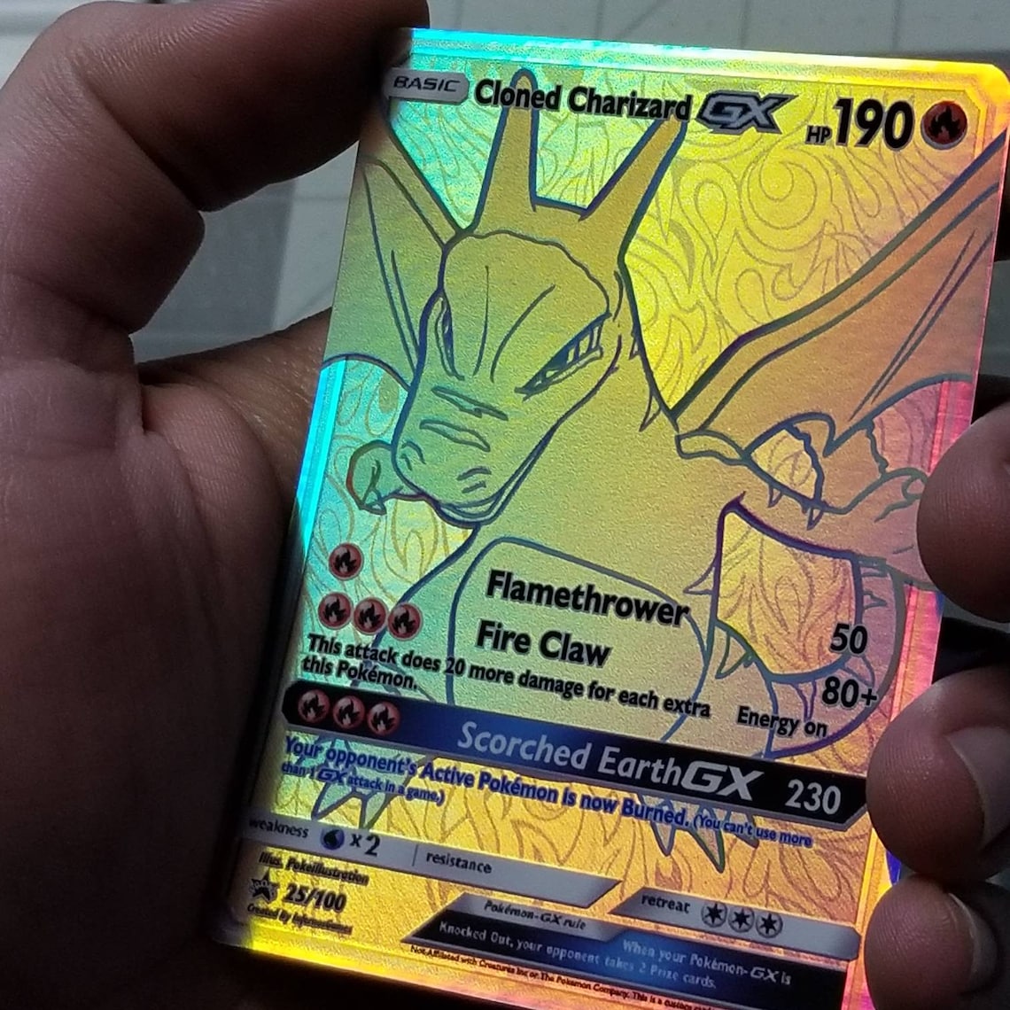 Rainbow hyper rare charizard - volfrenta
