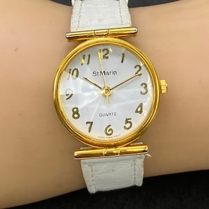 Vintage St. Martin Gold Plated Ladies Watch