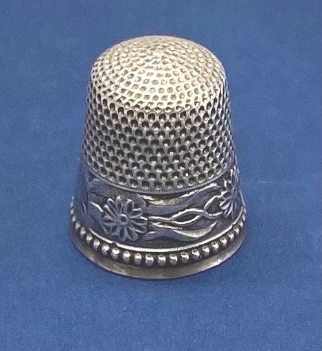 Vintage Art Deco Sterling Silver Collectible Timble - Etsy