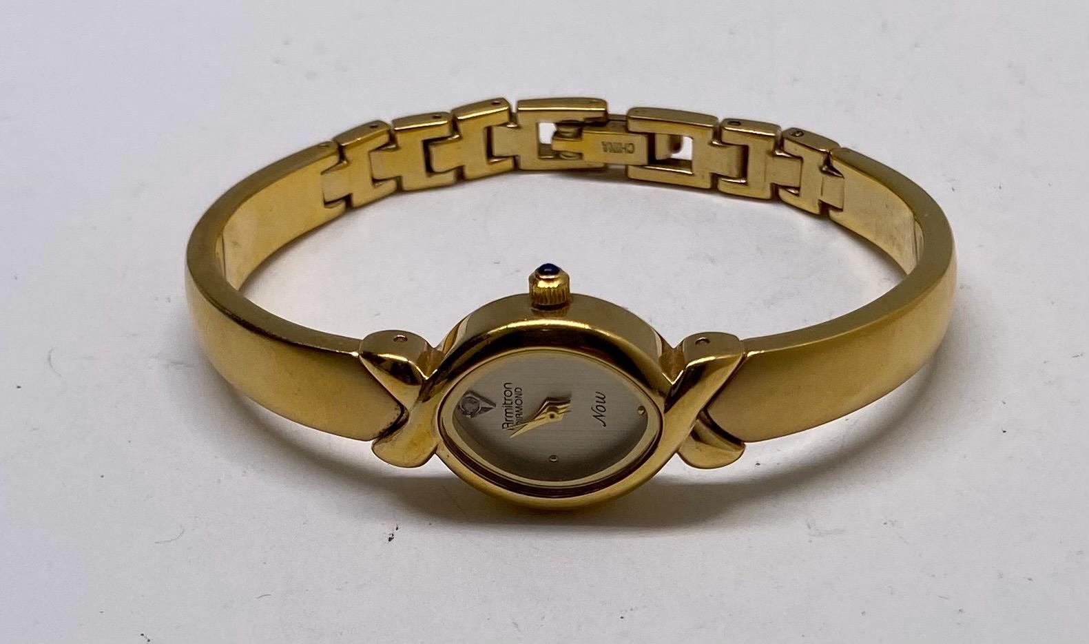 Armitron Now Gold Plated Diamond Women
