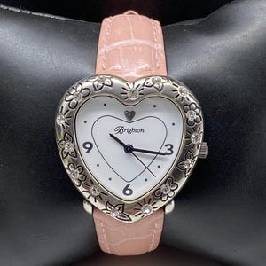 Brighton watch heart shaped with crystals sparkle. Brighton Heart Watch | eBay main image 4